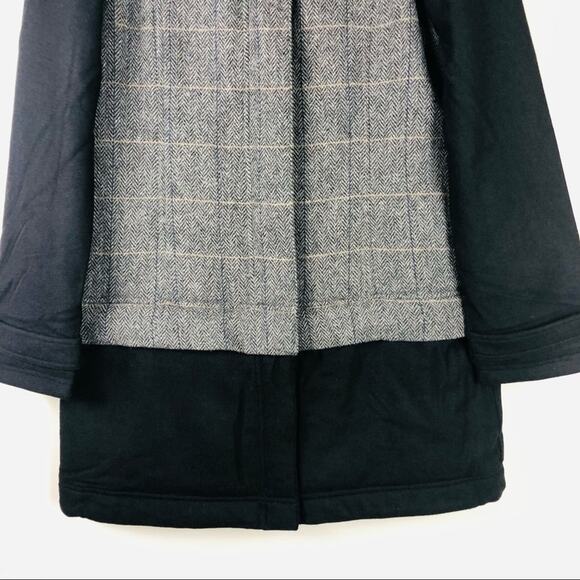 NWT Prana Grey black wool herringbone Caprise convertible jacket medium - Picture 4 of 14